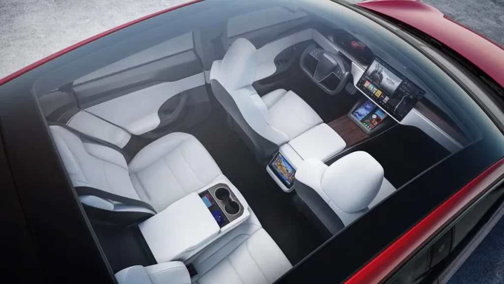 Tesla Roadster Interior